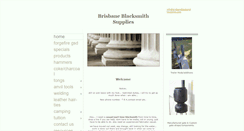 Desktop Screenshot of brisbaneblacksmithsupplies.com